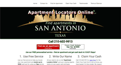 Desktop Screenshot of apartmentlocatorsanantonio.com