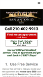 Mobile Screenshot of apartmentlocatorsanantonio.com